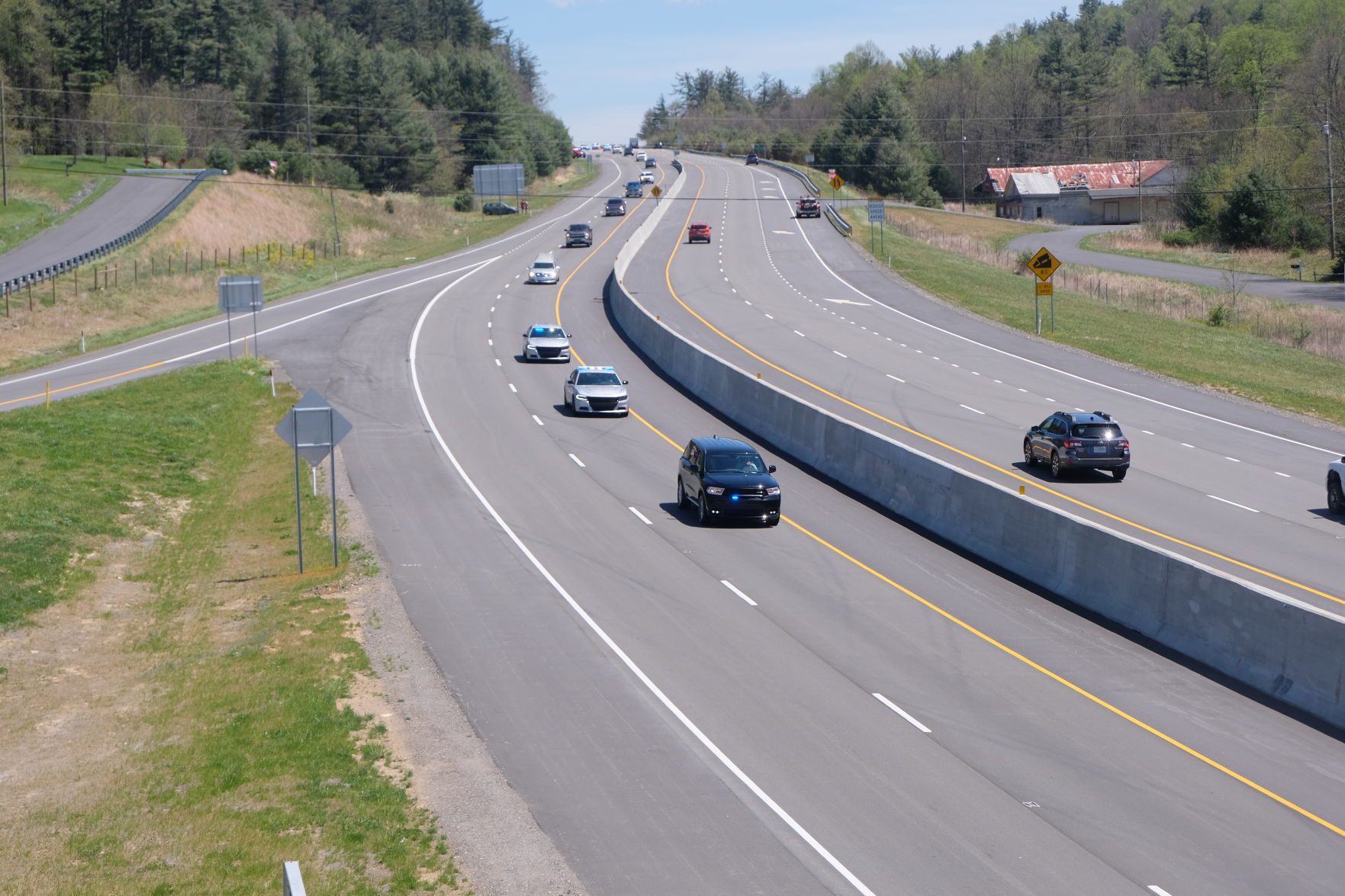 Motorcade rides into Boone